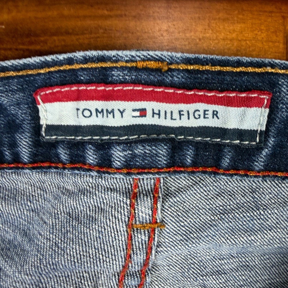 Tommy Hilfiger‎ Men's 38x32 Slim Fit Jeans Medium Wash Blue Stretch Denim - Picture 6 of 8